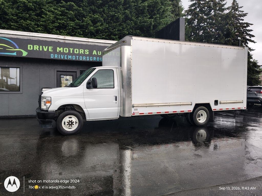 White 2023 Ford E-Series Chassis Pickup Truck Rear-Wheel Drive Automatic