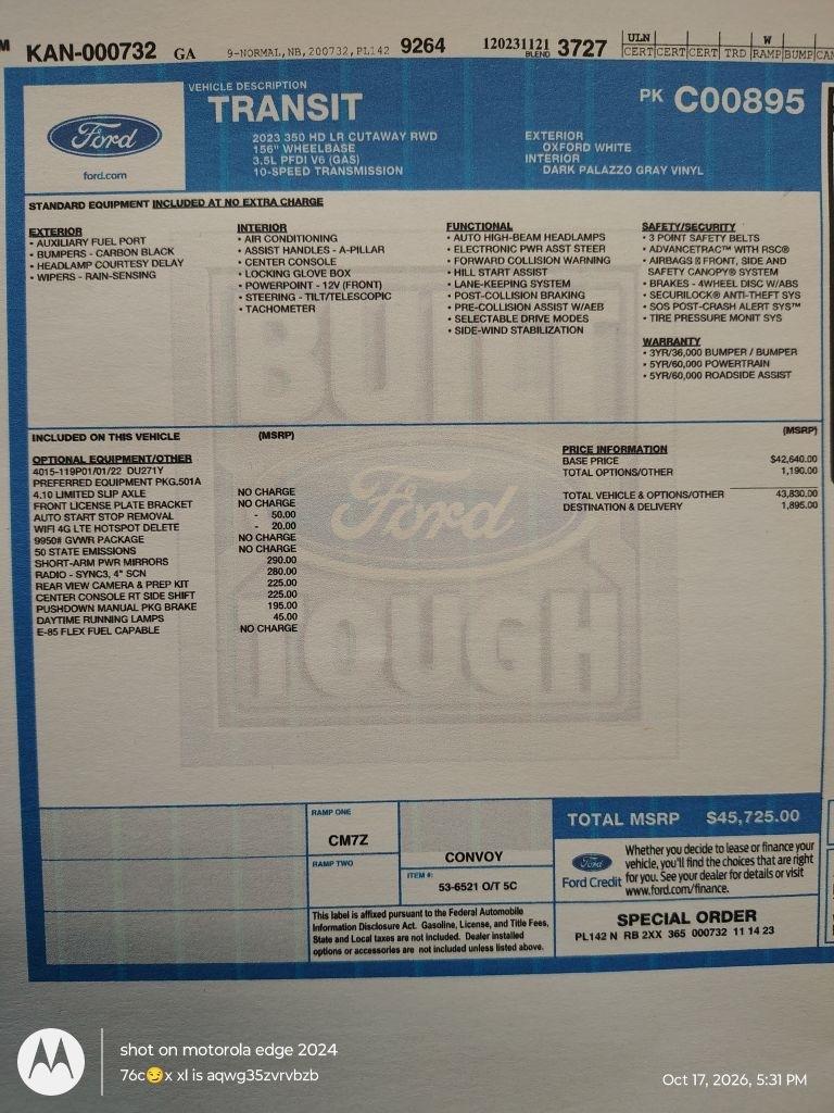 Ford Transit  2023