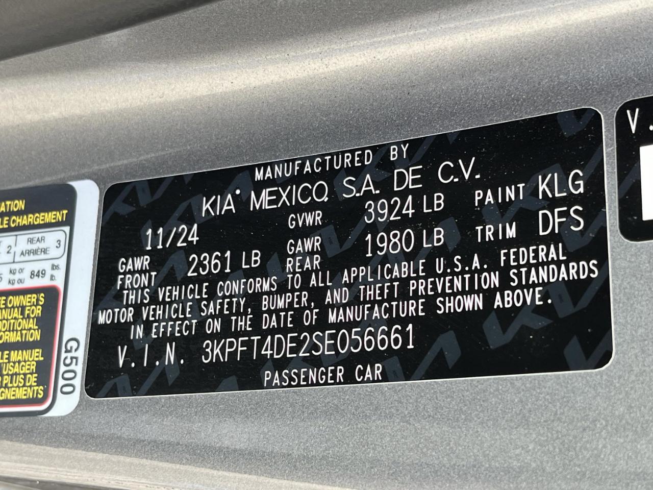 Kia K4 LX 2025