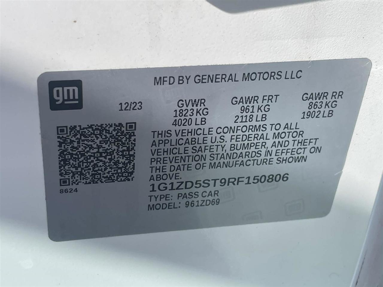 Chevrolet Malibu 1LT 2024