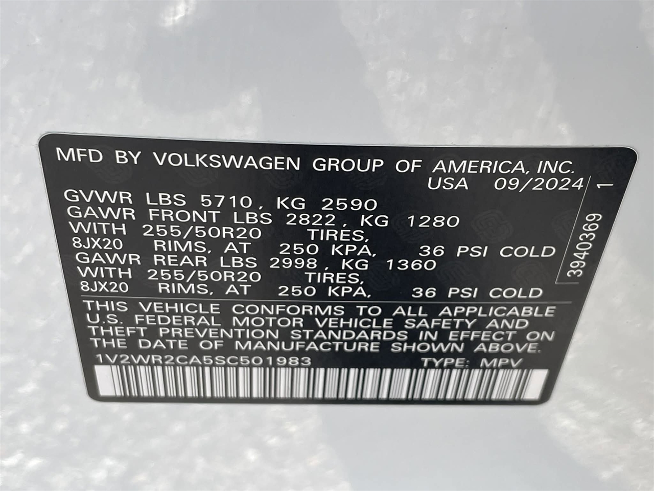 Volkswagen Atlas SE w/Technology 2025