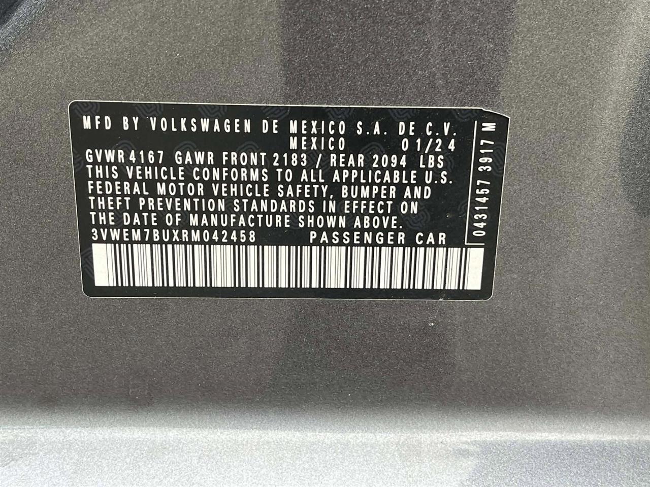 Volkswagen Jetta SE 2024