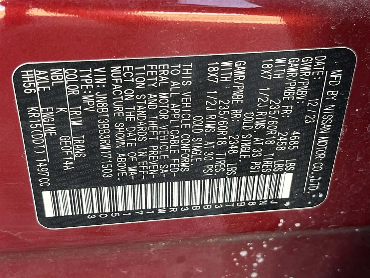 Nissan Rogue SV AWD 2024