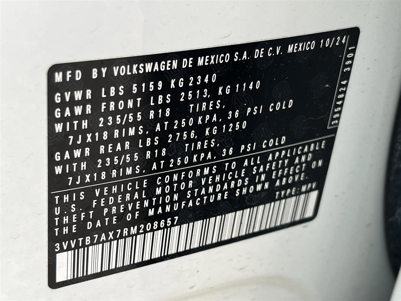 Volkswagen Tiguan Wolfsburg Edition 2024