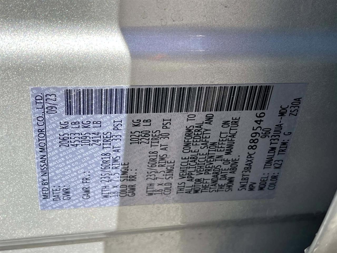 Nissan Rogue SV 2023