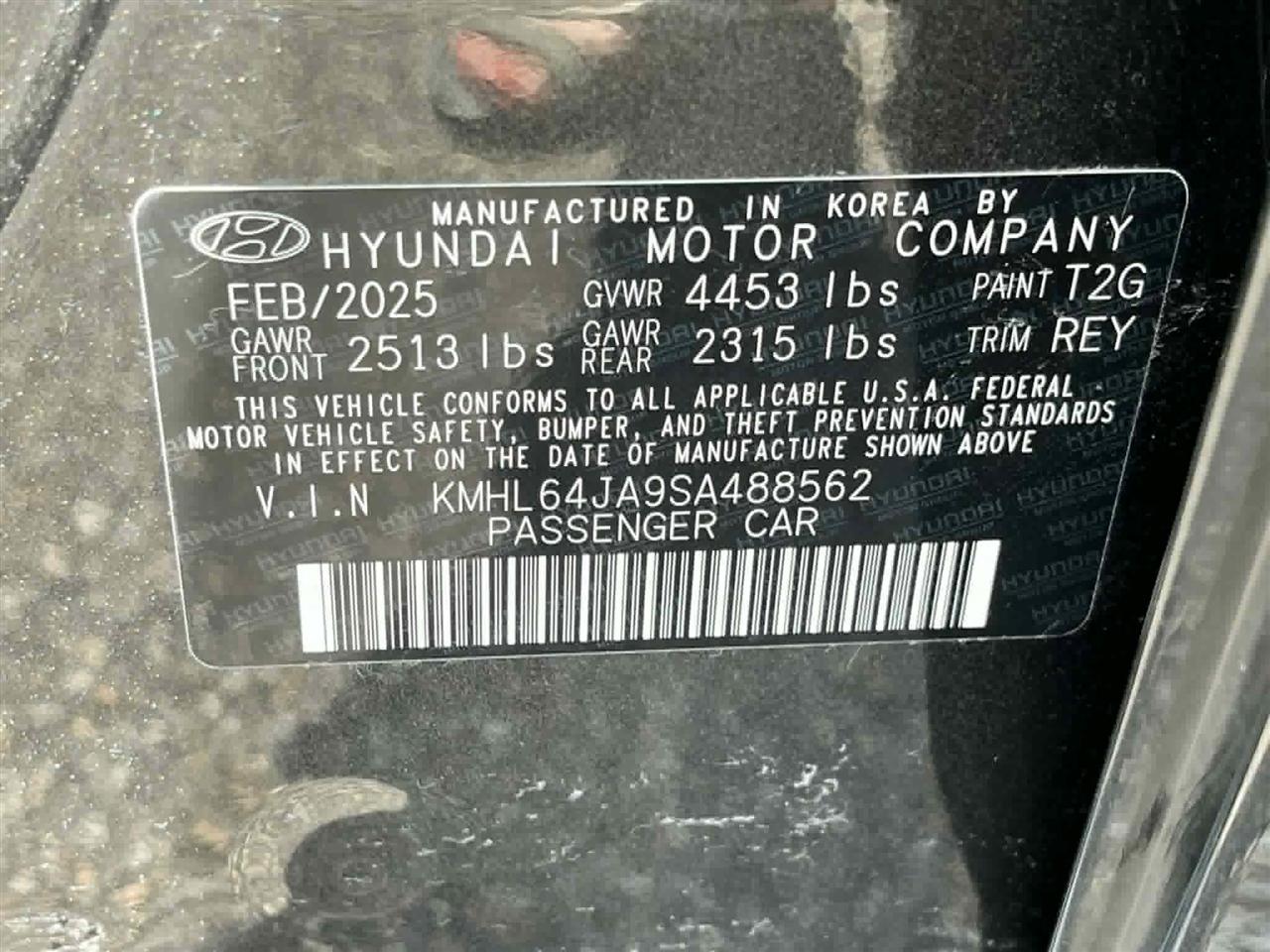 Hyundai Sonata SEL 2025