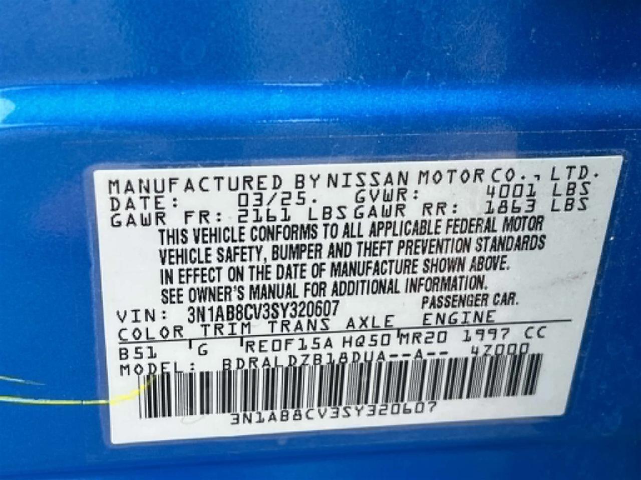 Nissan Sentra SV 2025