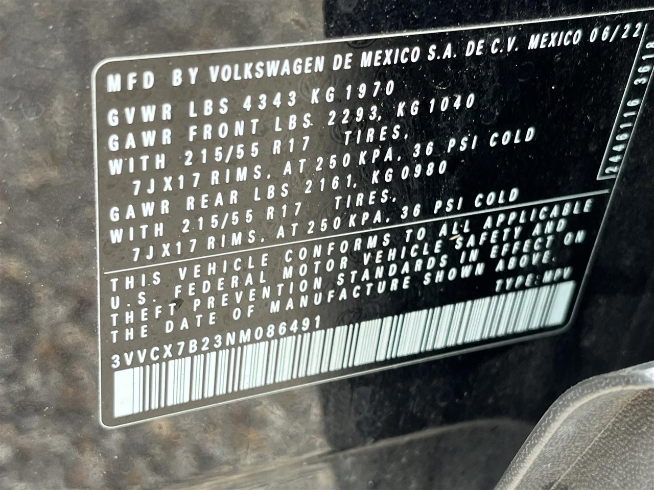 Volkswagen Taos S 2022