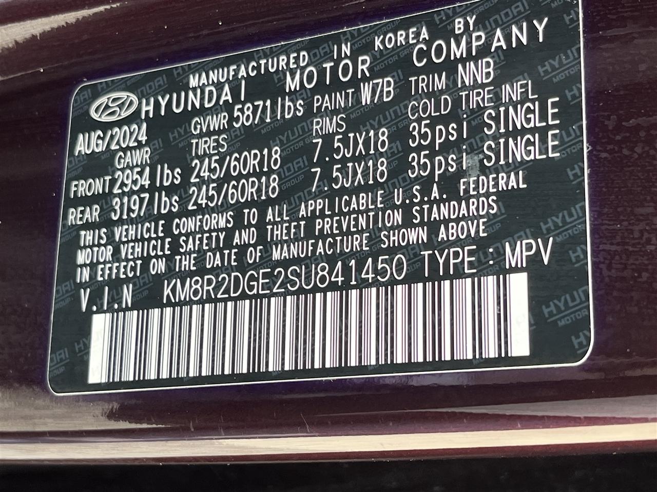 Hyundai Palisade SEL AWD 2025