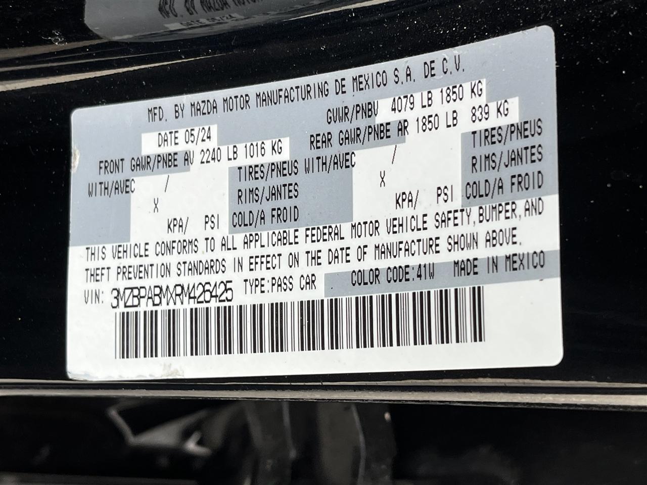 Mazda MAZDA3 Select 2024