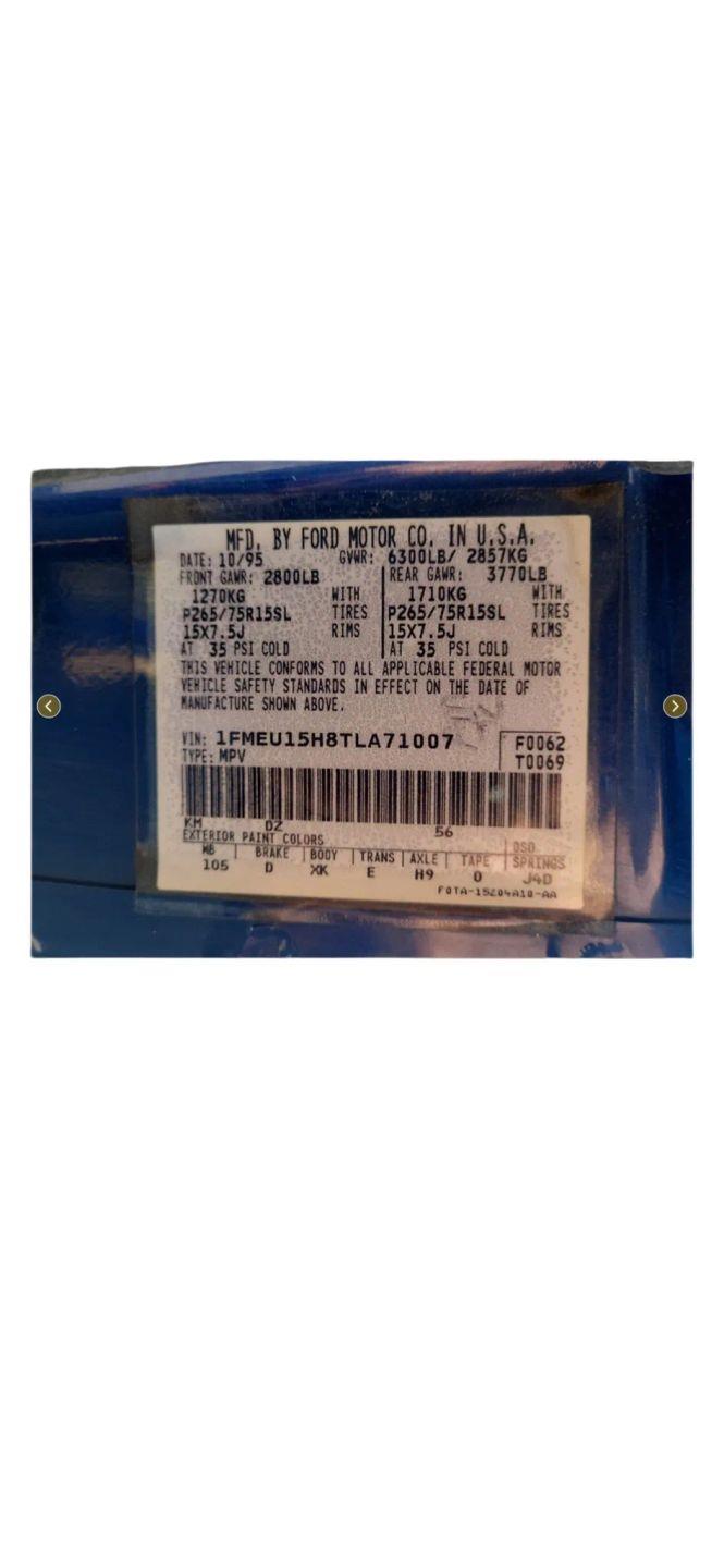 Ford Bronco  1996 Ford Bronco  1996