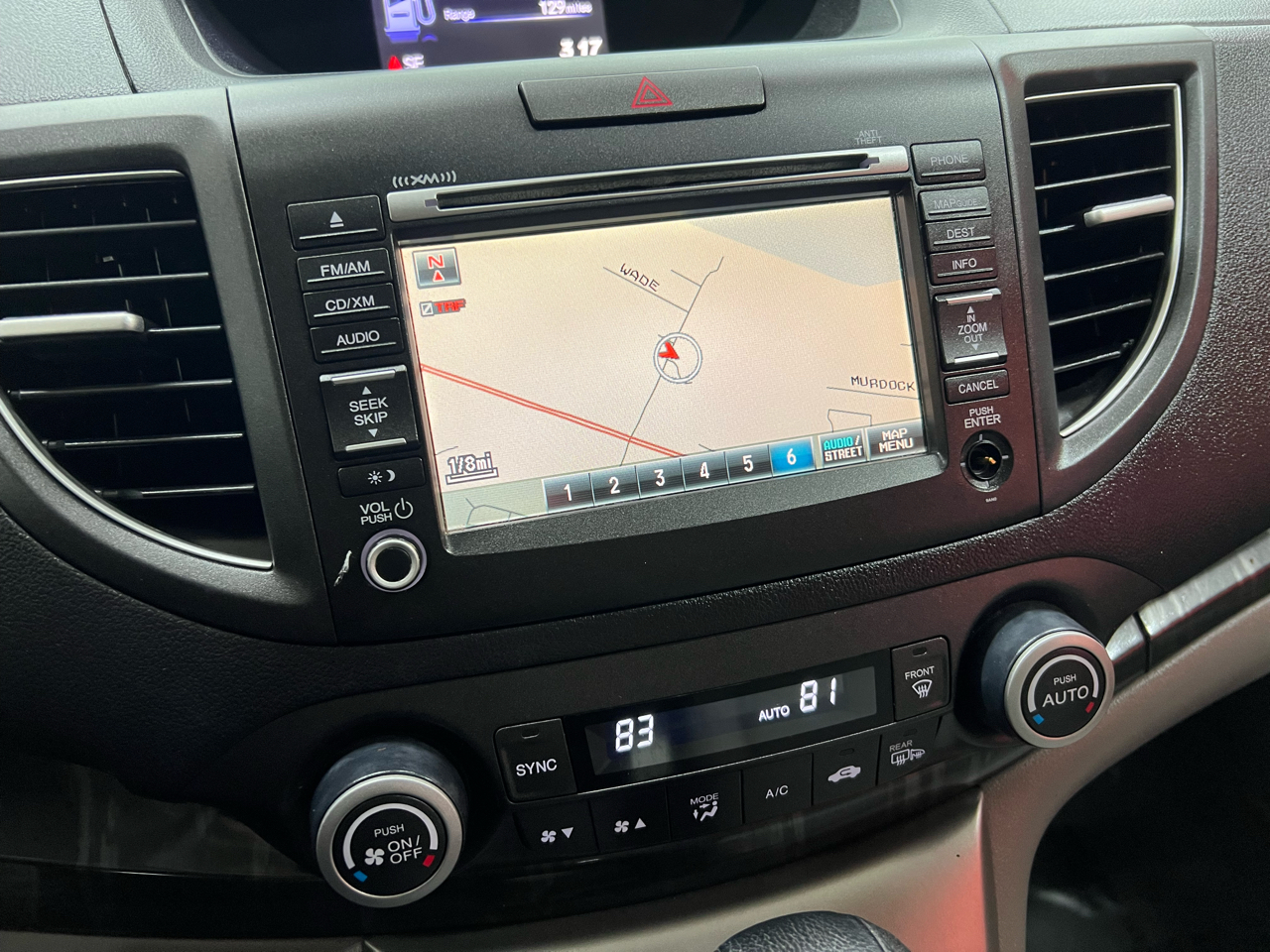 Honda CR-V EX-L 4WD 5-Speed AT with Navigation 2012