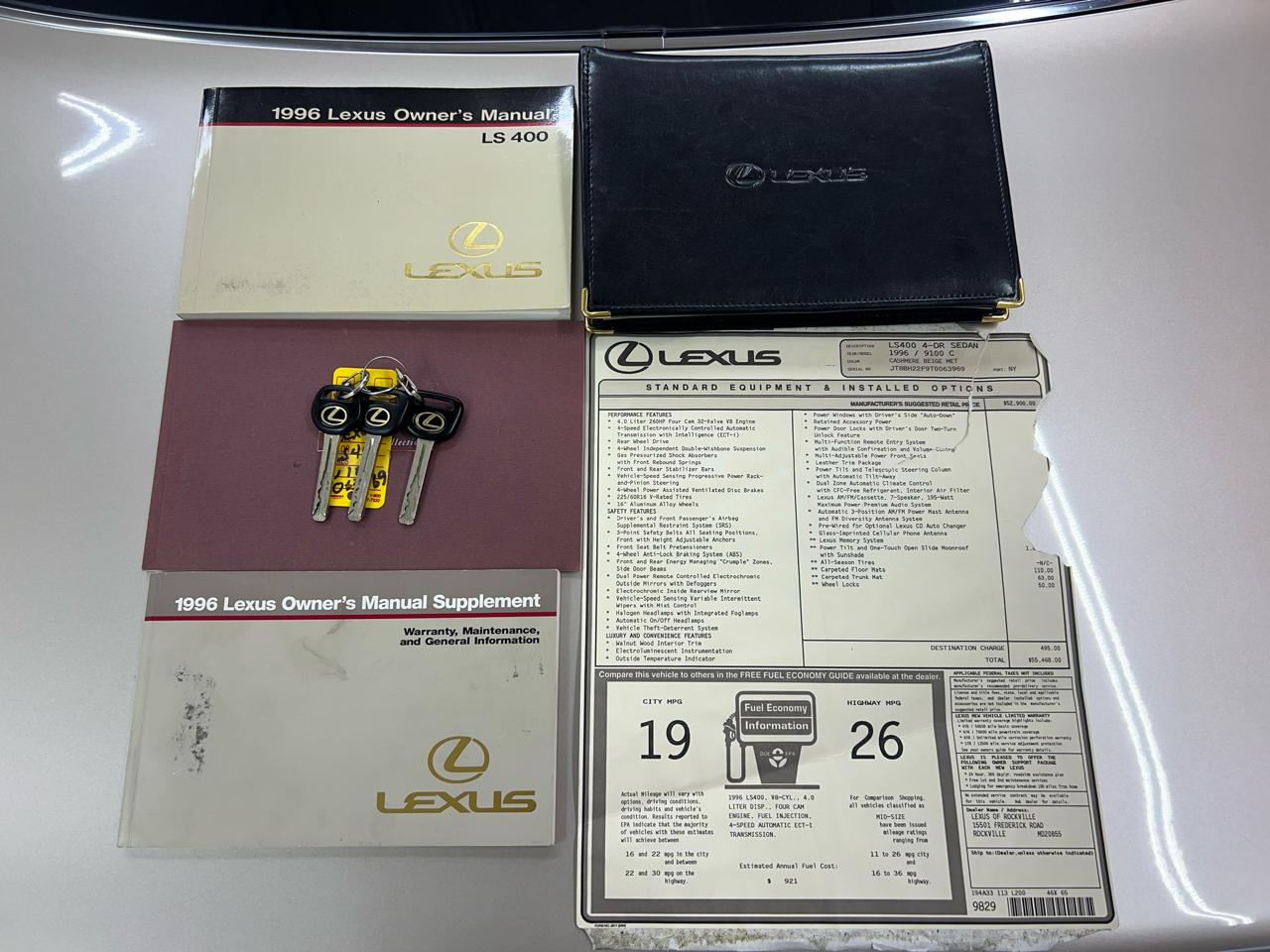 Lexus LS 400 4dr Sdn 1996