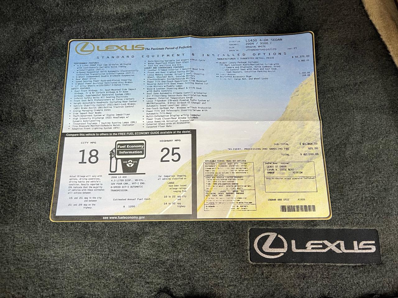 Lexus LS 430 Sedan 2004