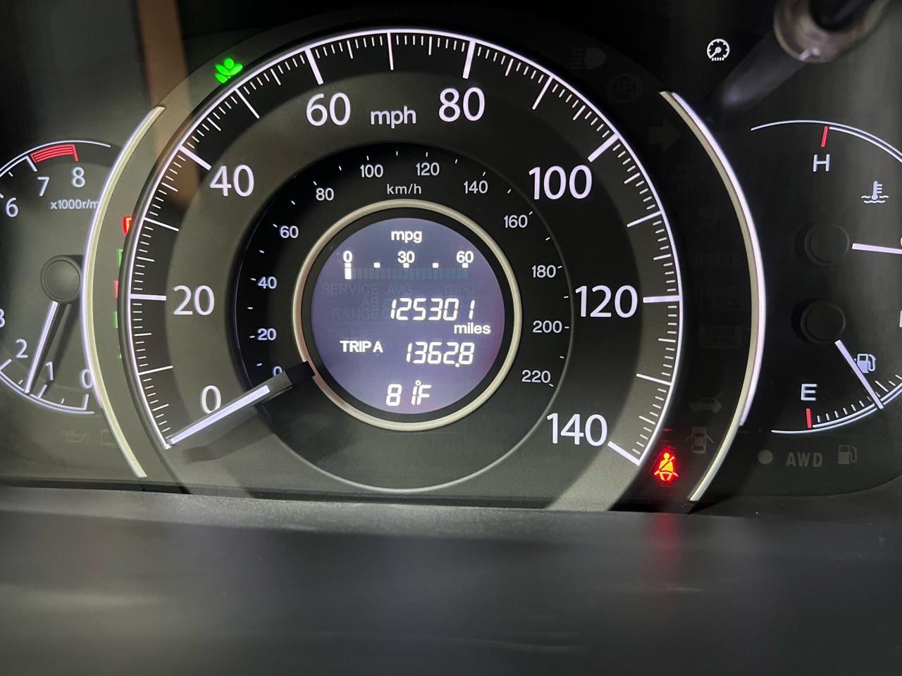 Honda CR-V 4WD 5dr EX-L 2012