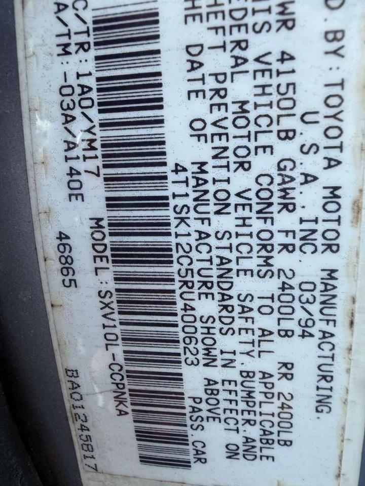 Toyota Camry LE coupe 1994