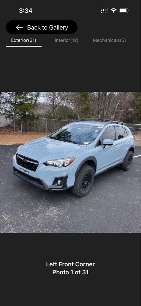 2018 Subaru Crosstrek 2.0i Premium CVT