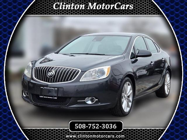 Black 2015 Buick Verano Leather FWD Sedan Front-Wheel Drive Automatic
