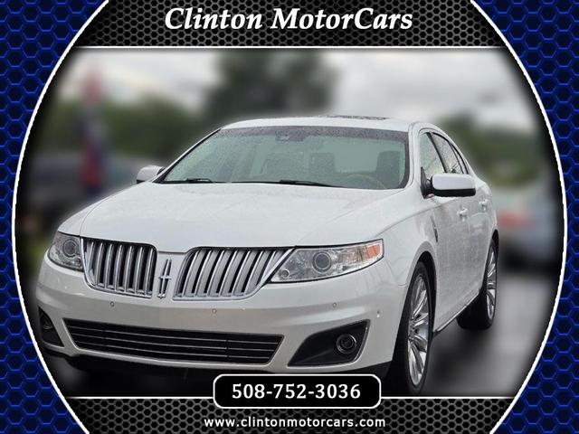 White 2010 Lincoln MKS Sedan All-Wheel Drive Automatic