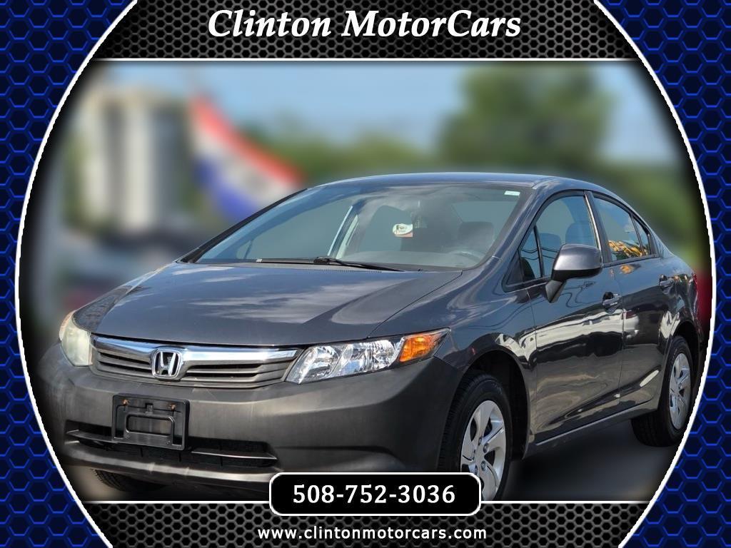 2012 Honda Civic LX Sedan 5-Speed AT