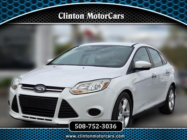 White 2013 Ford Focus Sedan Front-Wheel Drive Automatic