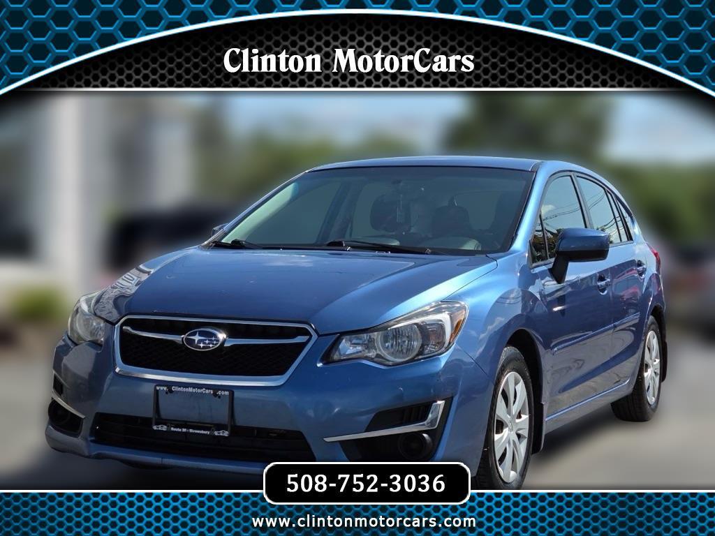 Blue 2015 Subaru Impreza Hatchback All-Wheel Drive Continuously Variable Transmission