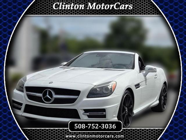 White 2014 Mercedes-Benz SLK Convertible Rear-Wheel Drive Automatic