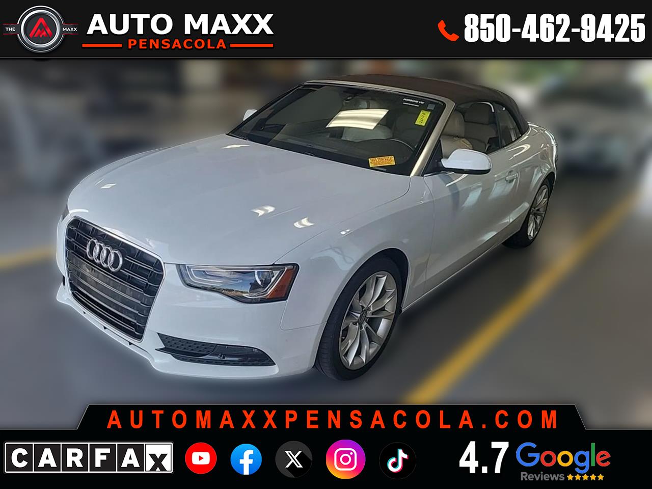 2014 Audi A5 Premium Plus Cabriolet 2D