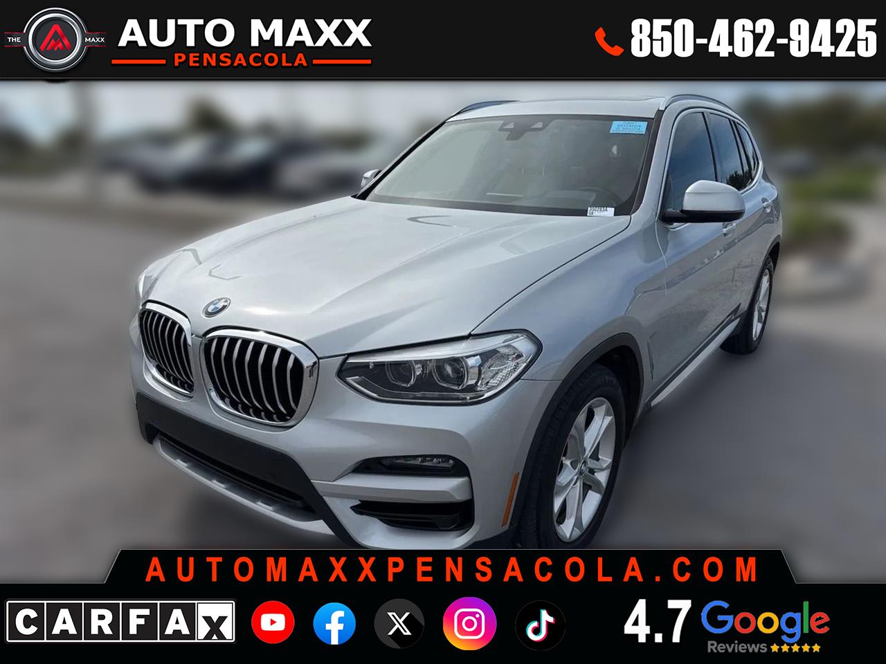 2021 BMW X3 sDrive30i Sport Utility 4D