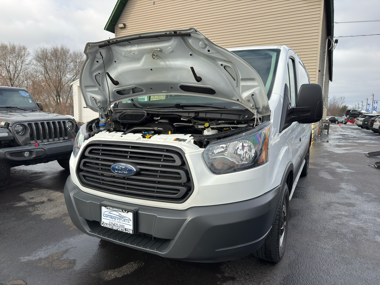 Ford Transit Van T-250 130" Low Rf 9000 GVWR Swing-Out RH Dr 2018