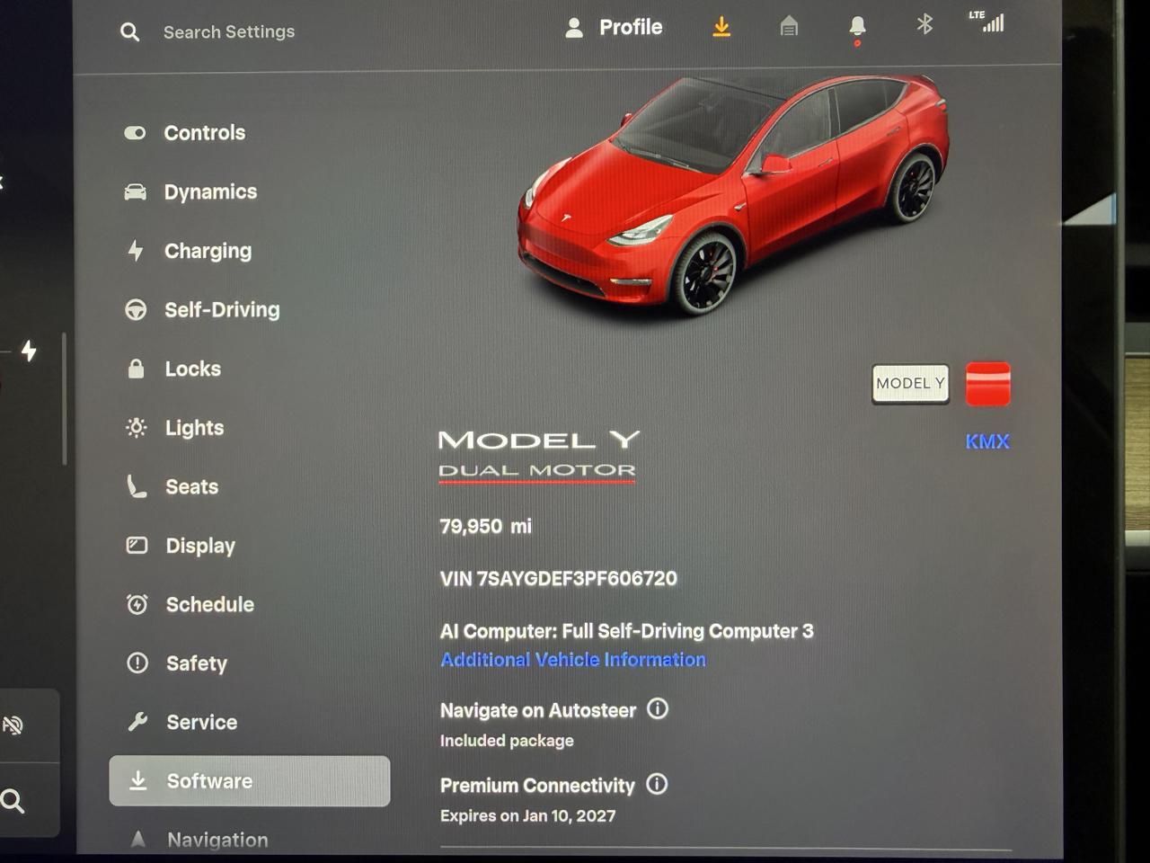 Tesla Model Y Performance AWD 2023
