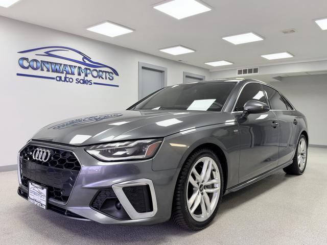 Gray 2020 Audi A4 Sedan All-Wheel Drive 7-Speed Automatic
