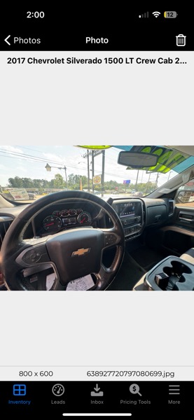 Chevrolet Silverado 1500 LT Crew Cab 2WD 2017