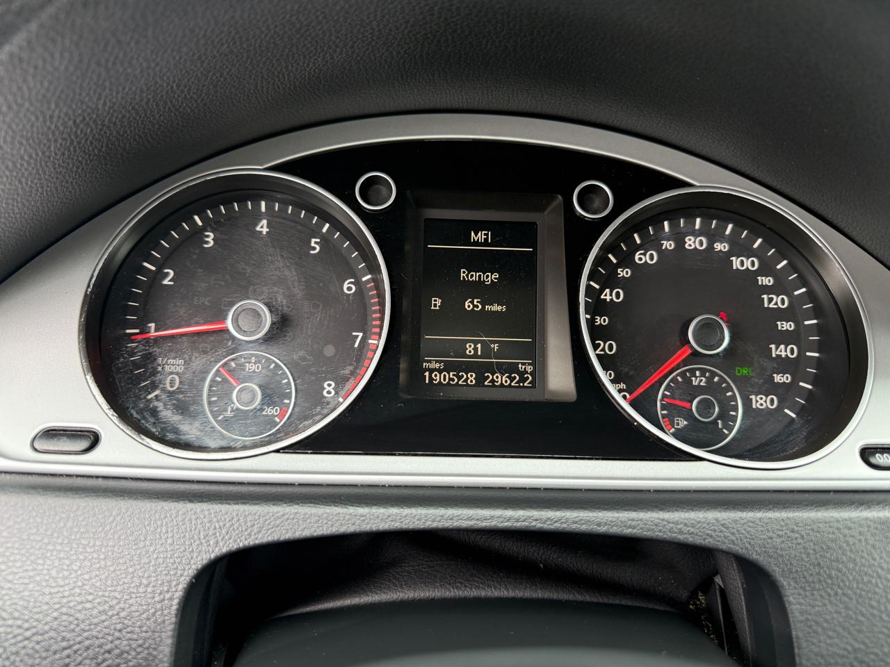 Volkswagen CC Sport PZEV 2012