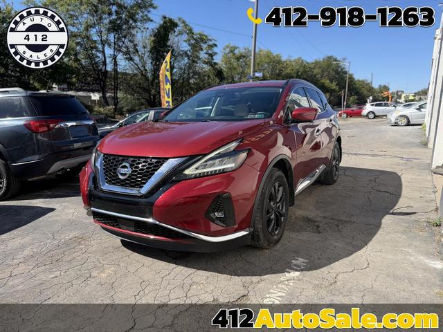 Red 2020 Nissan Murano SUV / Crossover All-Wheel Drive Automatic