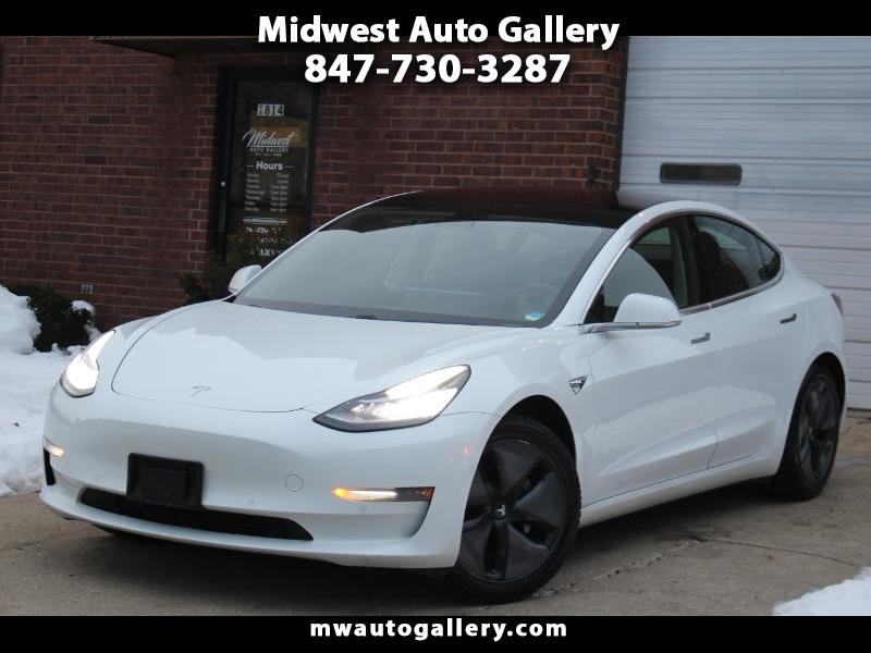 2018 Tesla Model 3 Long Range RWD - WHITE / BLACK - 1 OWNER -