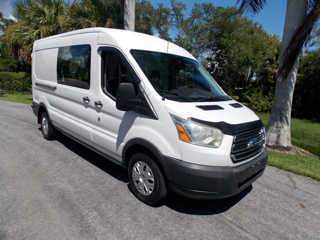 2015 Ford Transit Cargo Van T-250 148" Med Rf 9000 GVWR Sliding RH Dr