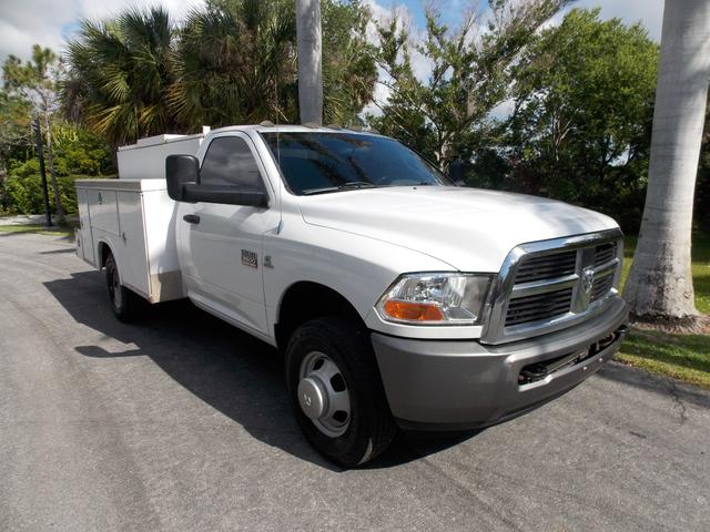 White 2011 RAM 3500 Chassis Pickup Truck Automatic