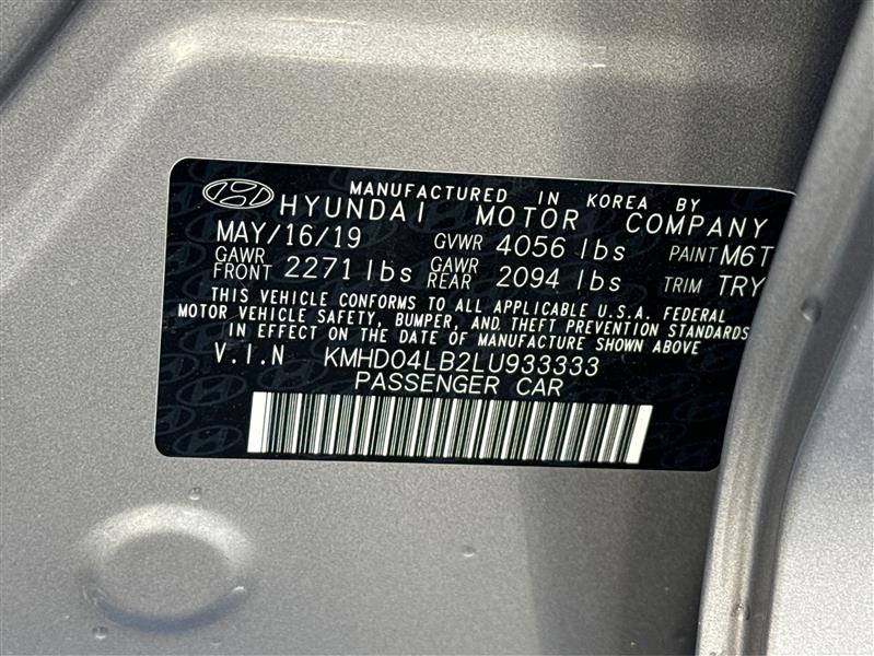 Hyundai Elantra  2020