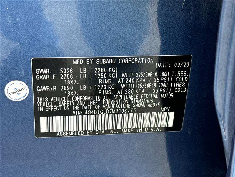 Subaru Outback  2021