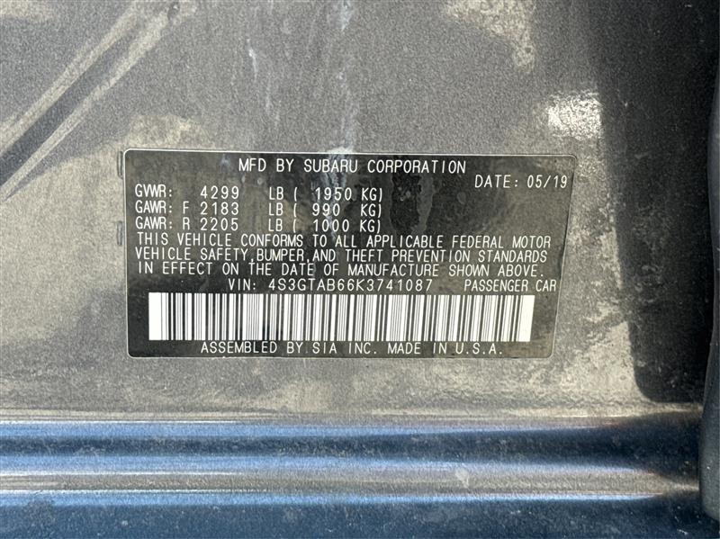 Subaru Impreza  2019