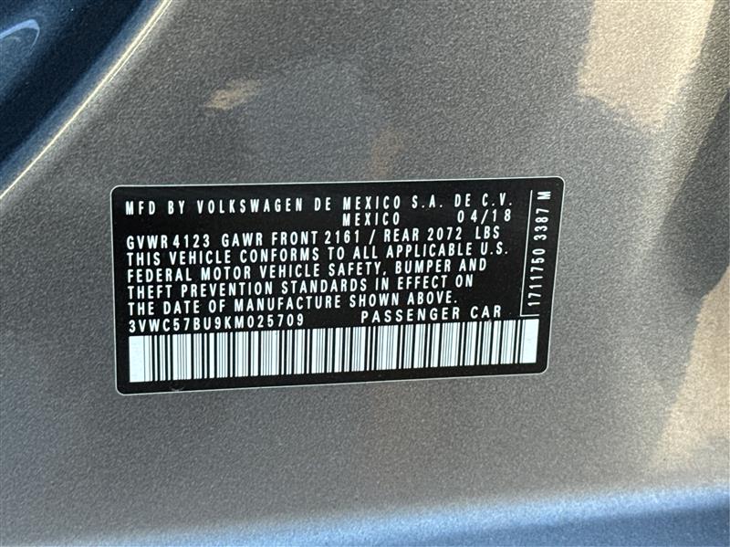 Volkswagen Jetta  2019 Volkswagen Jetta  2019