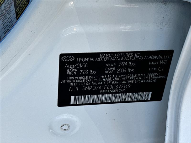 Hyundai Elantra  2018 Hyundai Elantra  2018