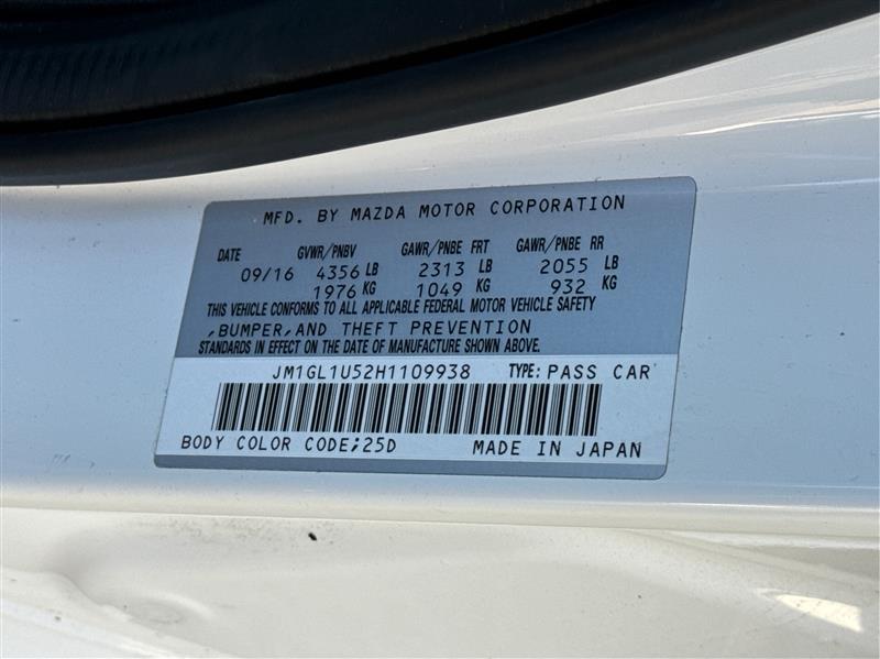 Mazda MAZDA6  2017 Mazda MAZDA6  2017