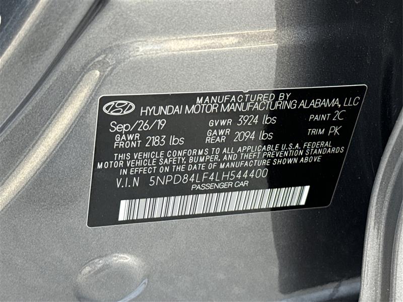 Hyundai Elantra  2020