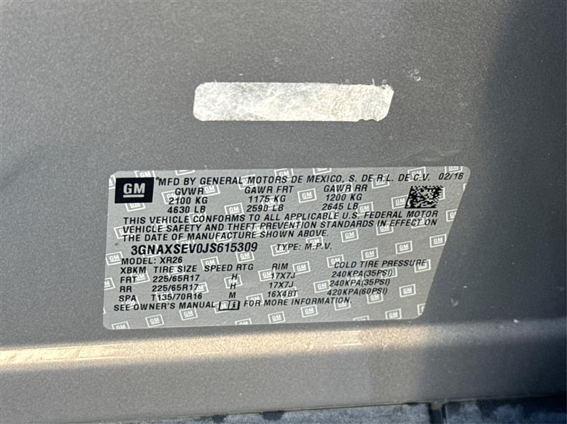 Chevrolet Equinox  2018