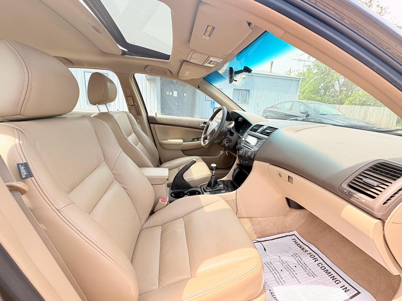 Honda Accord Sdn 4dr V6 MT EX-L 2007
