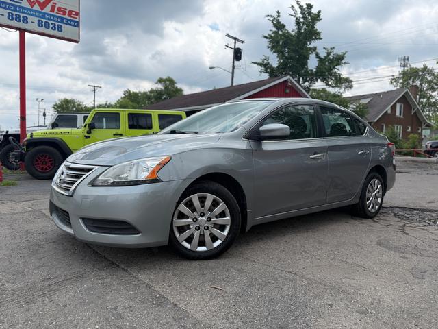 Blue 2014 Nissan Sentra SV Sedan Front-Wheel Drive Automatic