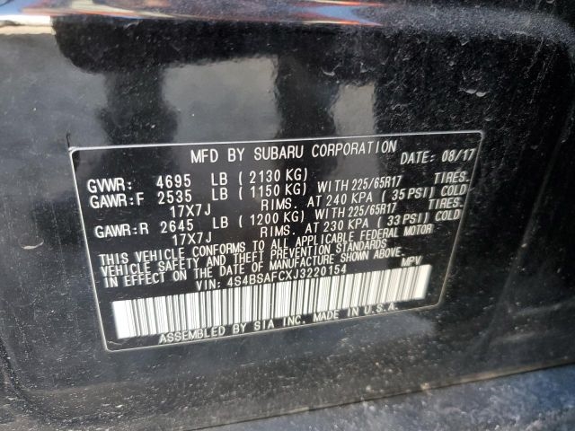 Subaru Outback  2018 Subaru Outback  2018