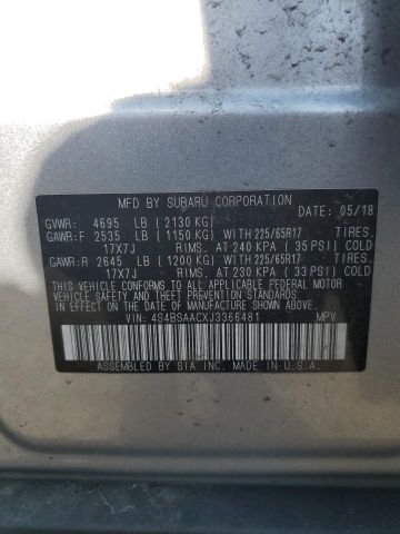 Subaru Outback  2018 Subaru Outback  2018